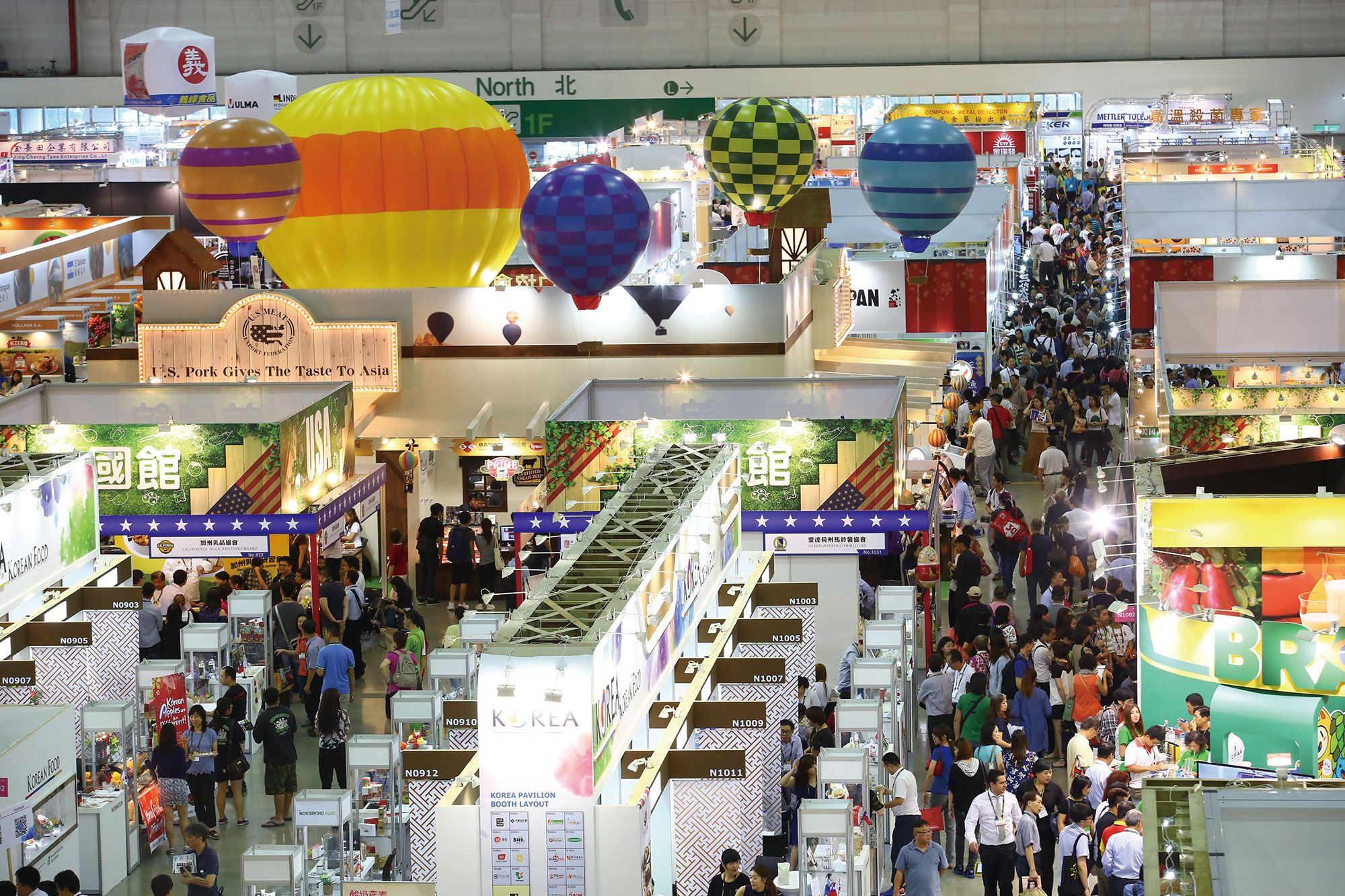 2017台北國際食品五展四天展期參觀者再創新高、人潮滿滿